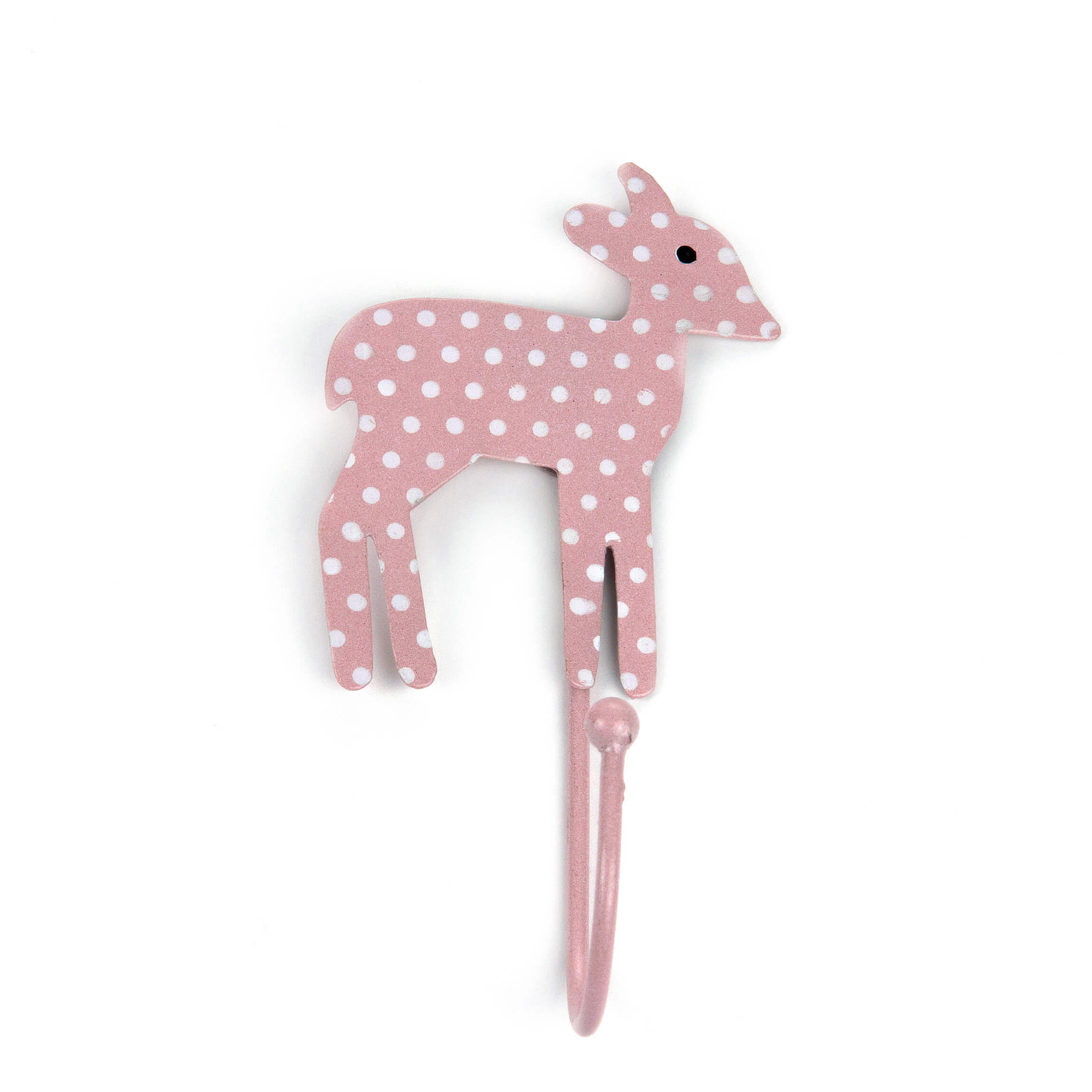 Haken Bambi Punkte rosa