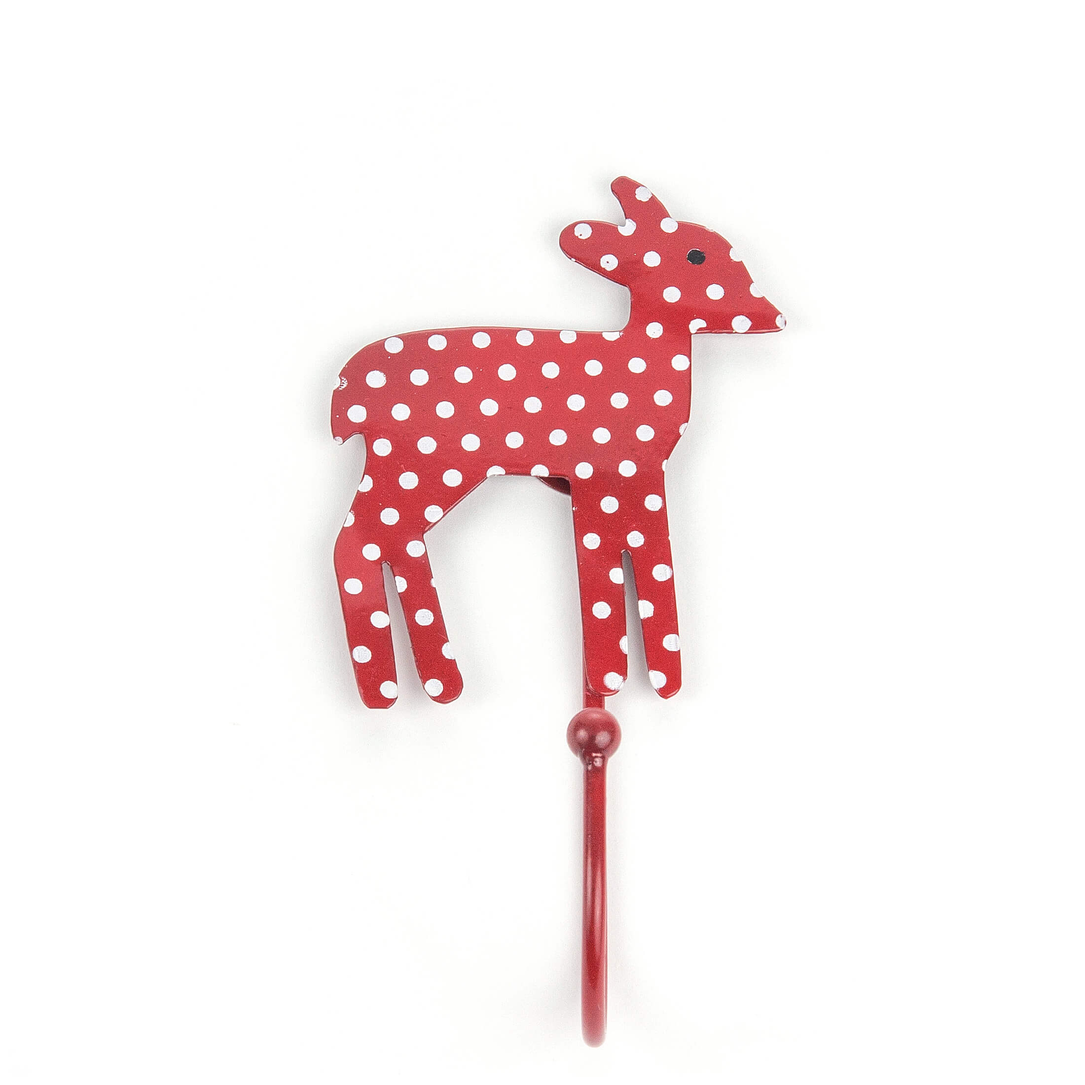 Haken Bambi Punkte rot