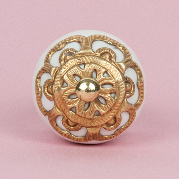 Sternrosette Barock gold 